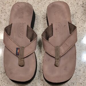 Rainbow Riviera Platform Flip Flops Size 8